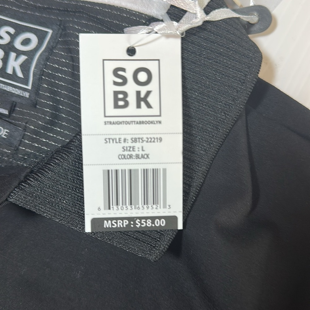 NWT SOBK Polo-Type Short Sleeve Shirt LG - Picture 9 of 13